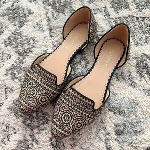 Women’s Boho Woven Pointed Toe Flats 🖤✨